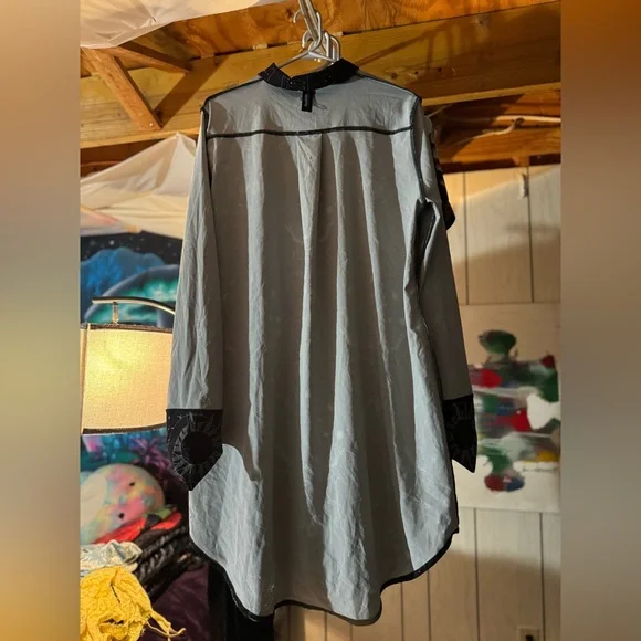 BLACKMILK SACRED MOON LONG SLEEVE BUSINESS TIME SHIRT DRESS - Picture 5 of 5